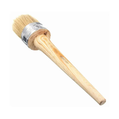 Painting Supplies 20-50mm Artist Brush 185mm Long Round Bristle Paint Brush Tools Chalk Oil Painting Brush Wooden Handle