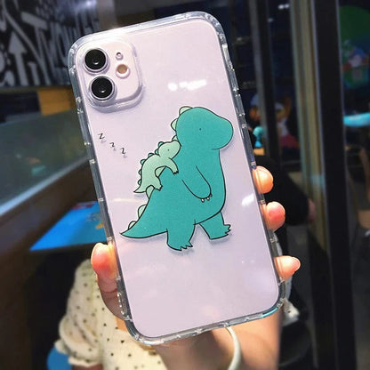 Cute Cartoon Dinosaur iPhone Case