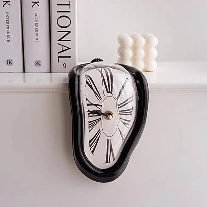Novel Salvador Dali Style Melting Distorted Surreal Wall Clock
