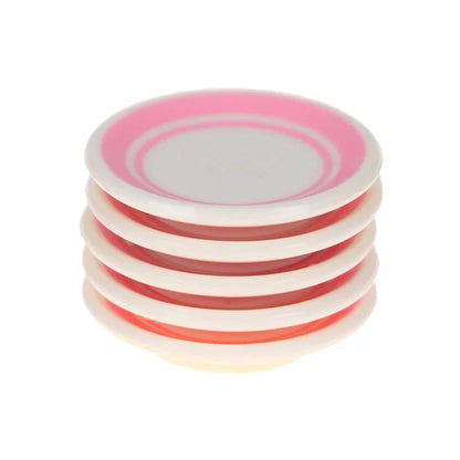 Doll Home Simulation Kitchen Tableware Accessories Dolls House Scene Decor Toy 1:12 Dollhouse Miniature Dining Plates