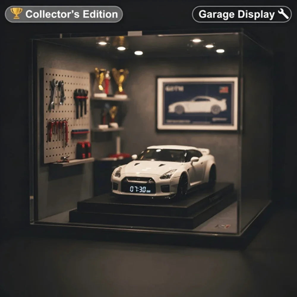 Lenovo New Hypercar-shaped Novelty Alarm Clock Realistic Engine Light Effects Portable Creative Desk Decor For Perfect Gift