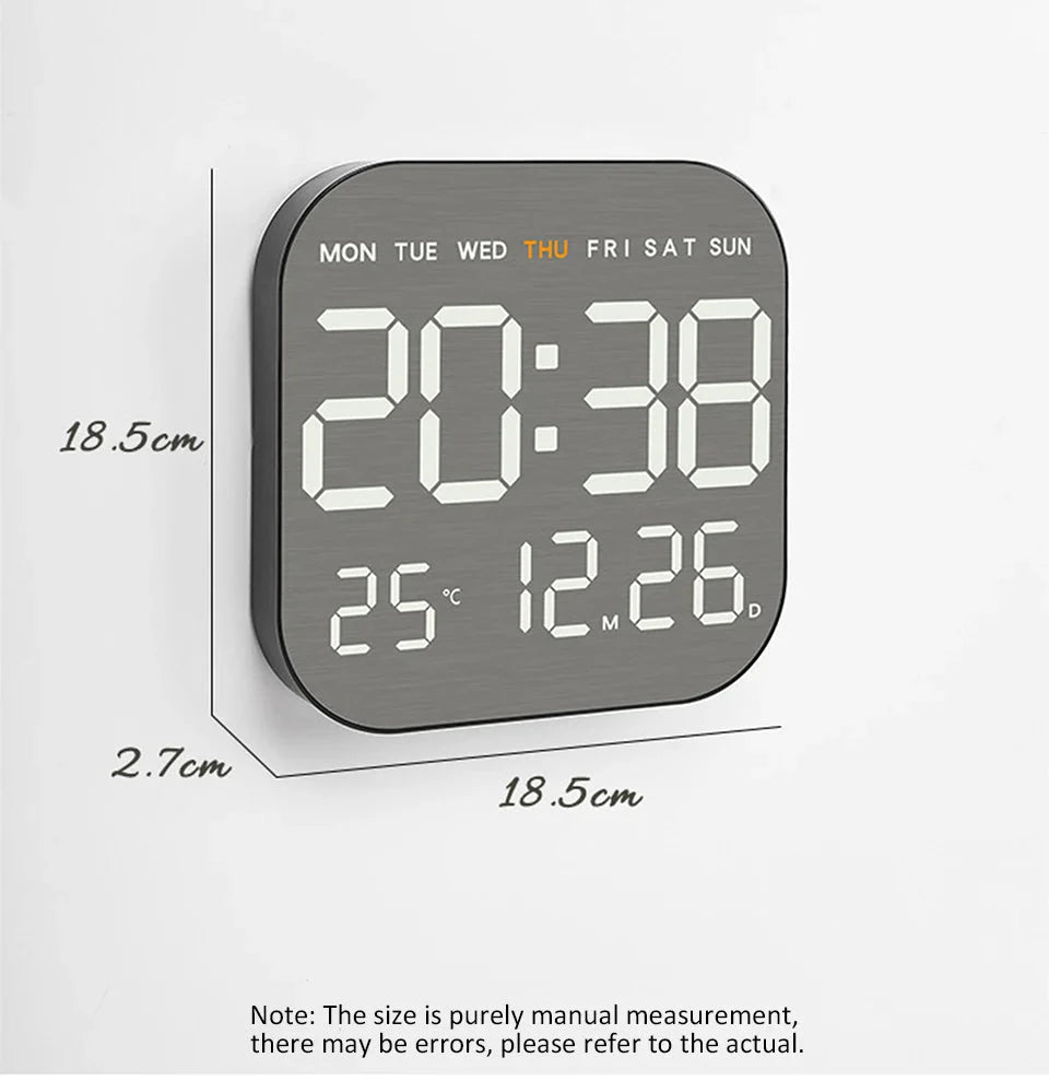 Mirror Brushed Finish Wall Clock Premium Modern Home Wall Clock