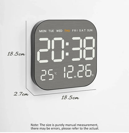 Mirror Brushed Finish Wall Clock Premium Modern Home Wall Clock