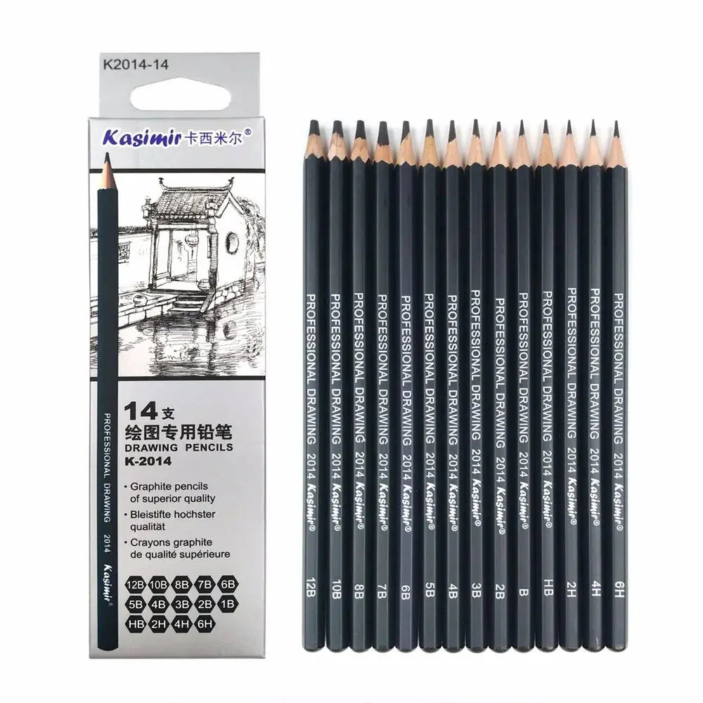 School Supplies Students For Exam Stationery Supplies Drawing Pencil Set Professional Sketch HB 2B 6H 4H 2H 3B Painting Pencils