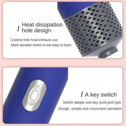 5-in-1 Negative Ion Automatic Curling Iron Multifunction Convenient Hair Dryer Volume Straight Hot Air Comb Curly Girl Method