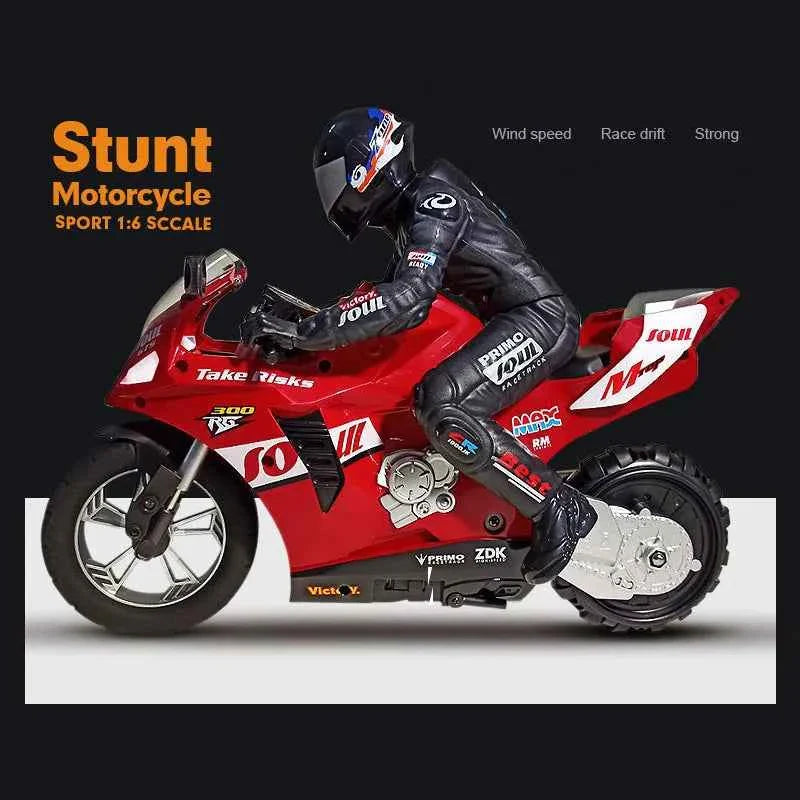 RC Motorcycles 1:6 1:10 Electric Motor RC Cars High Speed 4CH Remote Control Racing Motorcycle Drift Car Kids Xmas Festival Gift