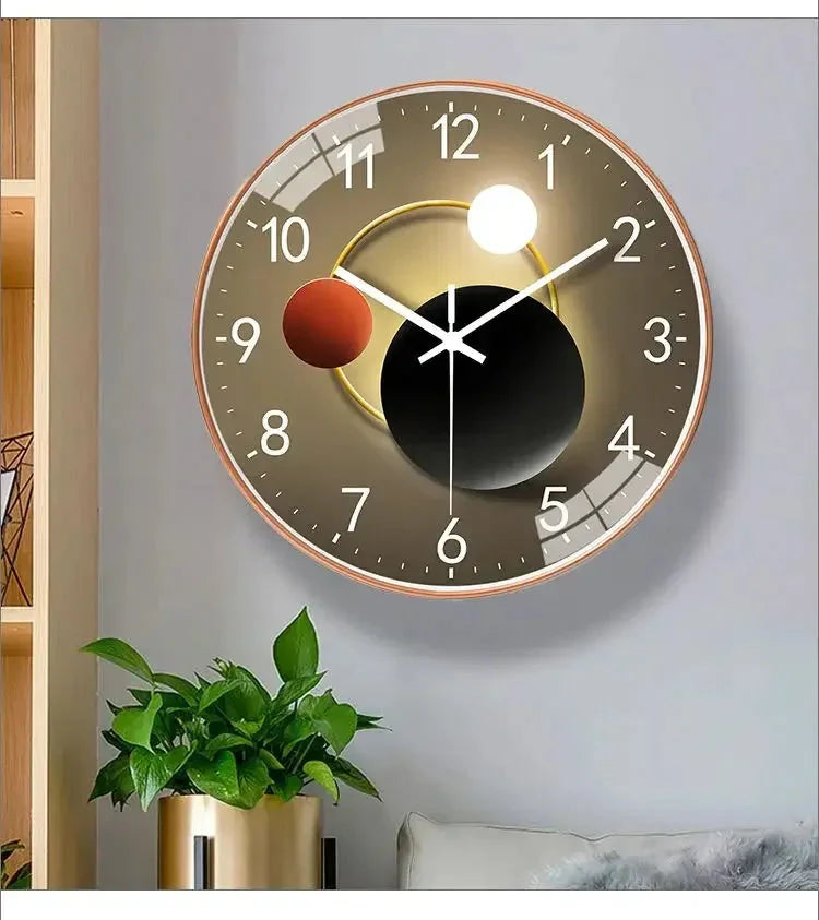 Nordic Style Home Decorative Wall Clock 8"