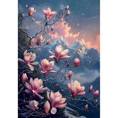 DIY Paint by Numbers Kit for Adults - Natural Scenery & Botanical Canvas Art