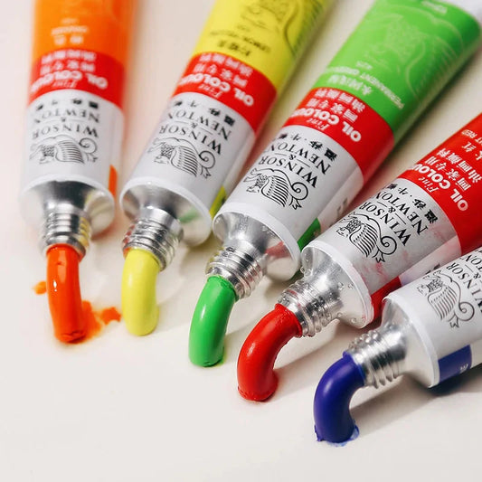 Professional 12/18/24 Colors 12 ML Tube Oil Paints Art For Artists Canvas Pigment Art Supplies Drawing Set