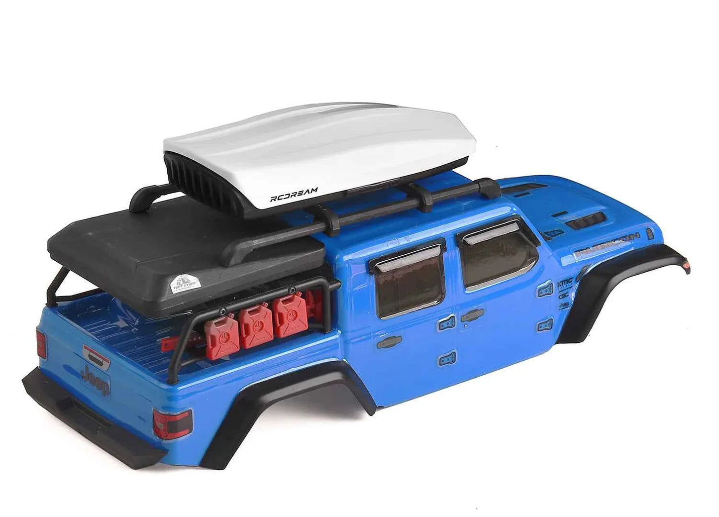 RCDream 1/18 Scale Roof Rack Roof Box for 1/18 1/24 1/12 RC Crawler Truck TRX4M Bronco AX24 #18R004