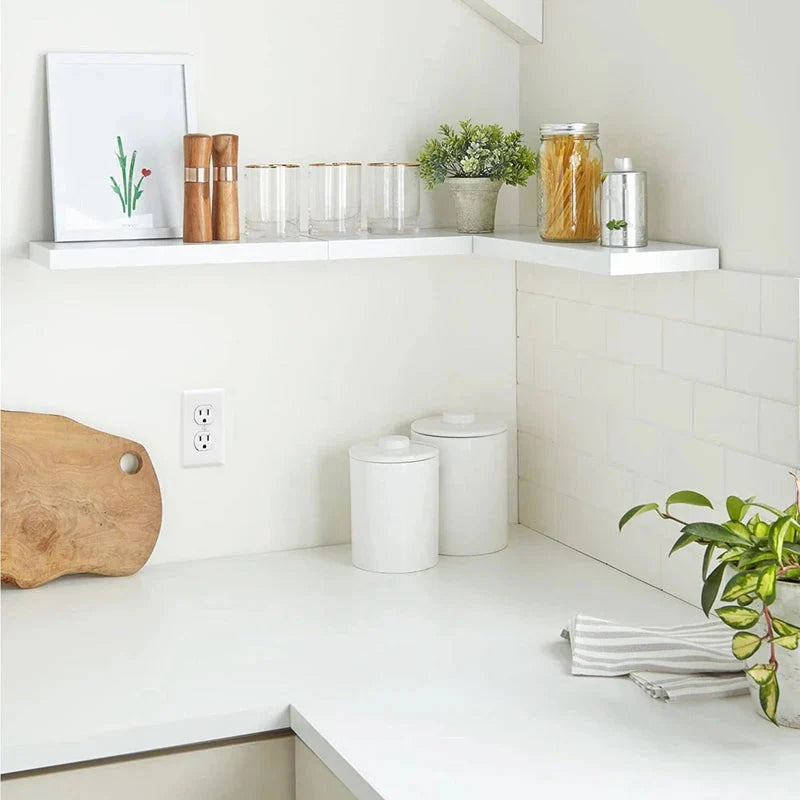 Floating Shelves For Wall,16In Wood Wall Shelf For Room Decor/Storage/Display,For Bedroom,Bathroom,Living Room,Kitchen