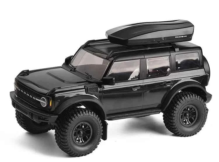 RCDream 1/18 Scale Roof Rack Roof Box for 1/18 1/24 1/12 RC Crawler Truck TRX4M Bronco AX24 #18R004