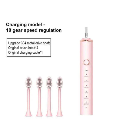 Xiaomi Youpin Sonic Electric Toothbrush USB Fast Charging Toothbrush Smart Timer Rechargeable Toothbrushes Replacement Heads Set