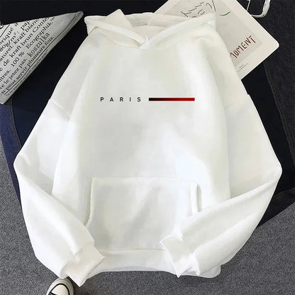 Paris Letter Womens Sweatshirts Printed Home Casual Hoodies Sports Pullover Tops Daily High Quality Woman Clothing Autumn Winter