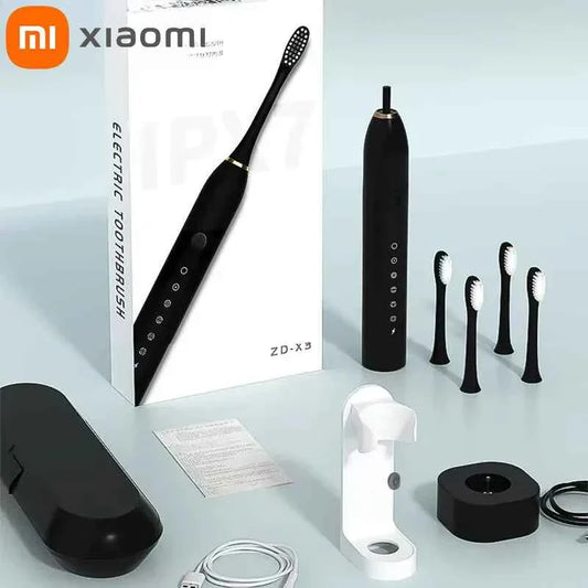 Xiaomi Mijia Sonic Electric Toothbrush Smart Timing Tooth Brush Teeth Whitening Fast Charging Base Toothbrush Replacement Head