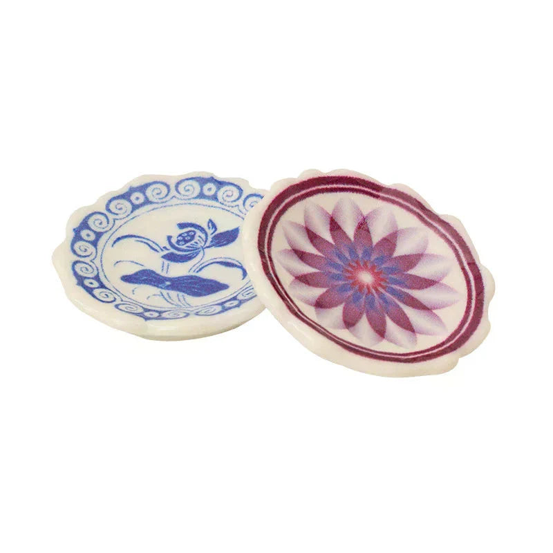 Doll Home Simulation Kitchen Tableware Accessories Dolls House Scene Decor Toy 1:12 Dollhouse Miniature Dining Plates