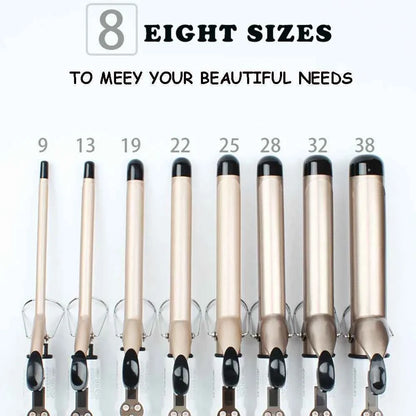 Electric Heating Curly Hair Stick Curling Iron Hair Straightener Wave Waver Beauty Salon Styling Tool Appliances Crimping Iron