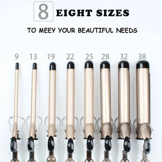 Electric Heating Curly Hair Stick Curling Iron Hair Straightener Wave Waver Beauty Salon Styling Tool Appliances Crimping Iron