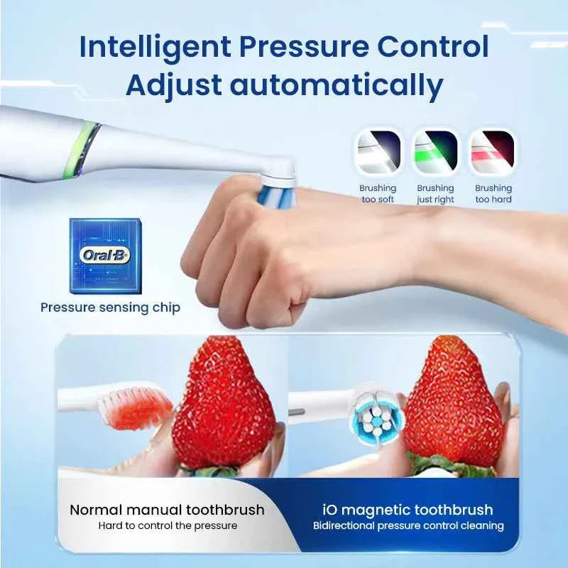Oral B iO3 Plus Electric Toothrush IO Magnetic TECH Rechargeable 3 Cleaning Modes Dental Care iO Series 3 Smart Tooth Brush
