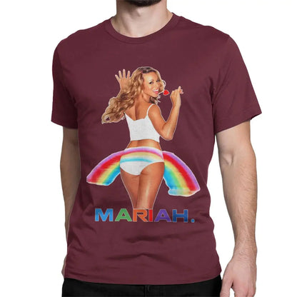 Mariahs T-Shirts for Men Women Creative 100% Cotton Tees Crew Neck Short Sleeve T Shirt Printed Tops