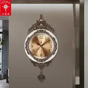 Large Luxury Gold Wall Clock Living Room Silent Creative Swing Wall watches Bedroom Quartz Clocks Wall Home Decor