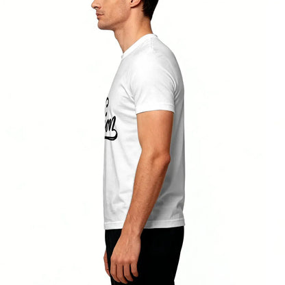 Men's Summer Short-Sleeve T-Shirts Stylish Letter Print Design Minimalist & Bold Style, Perfect for Streetwear, Outdoor Activiti
