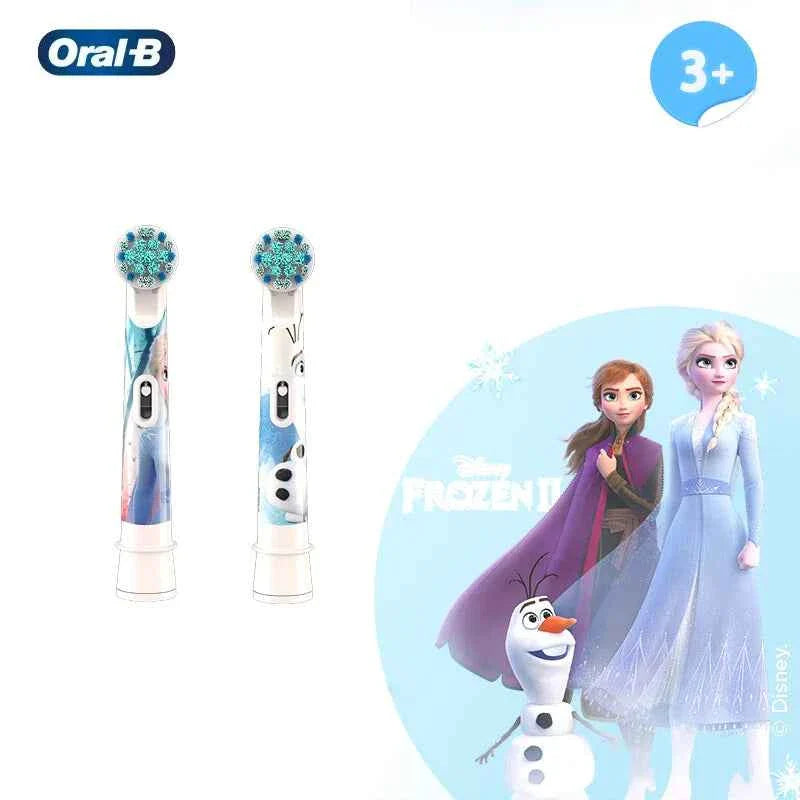 Oral B Kid's Replacement Brush Heads EB10 Frozen Replacement Heads Soft Brush Refills For Oral B Children Electric Toothbrush