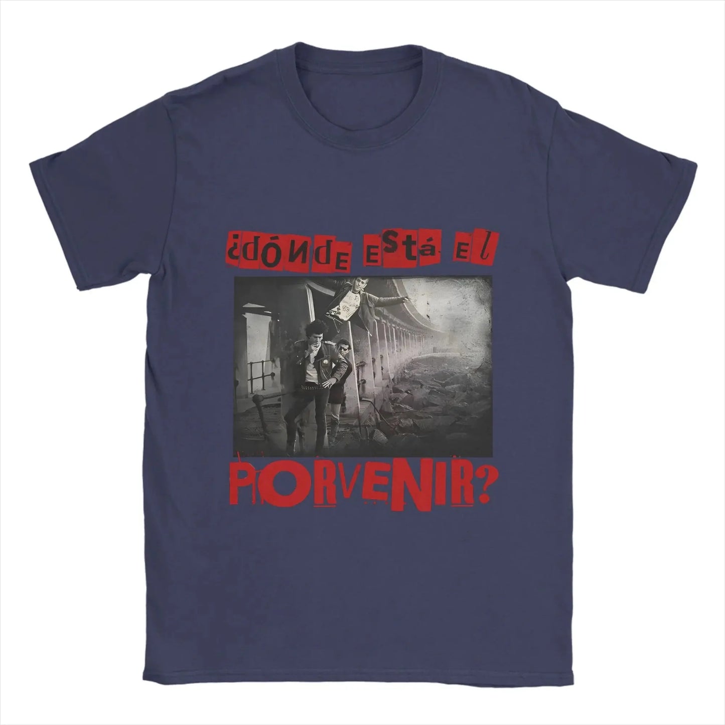 Men Eskorbuto Maldito T Shirts   Retro   Pure Cotton Clothes Vintage Short Sleeve O Neck Tee Shirt Gift Idea T-Shirts