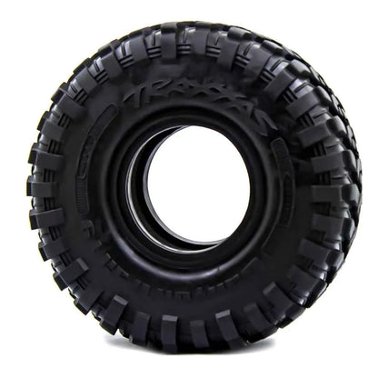 RC 120MM 1.9" Rubber Rocks Tires for 1:10 RC Rock Crawler Axial SCX10 Canyon Trail Trax TRX-4 TRX6 #8174