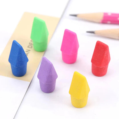Supplies School Supplies Assorted Colors Painting Student Pencil Eraser Toppers Eraser Caps Pencil Top Erasers Pencil Erasers
