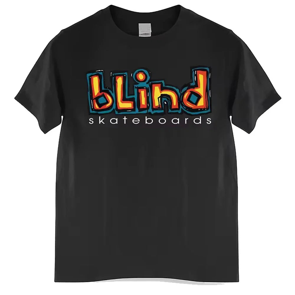 Playeras De mujeres TShirt Men Mens Clothing Homme Mens New in Top Tees Tee Shirt Homme Tshirts for Men Blind skateboard t-shirt
