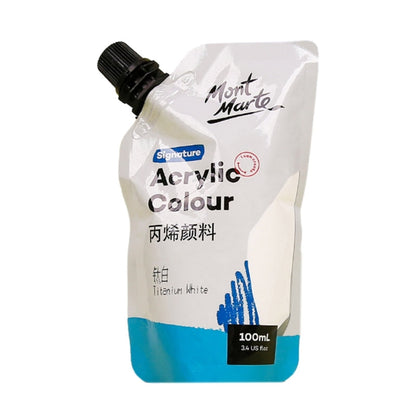 Art Acrylic Paint, 11 Colors Acrylic Paint, 100ml Bag, Rich Pigmented, Waterproof Acrylic Paints for Artists, Beginners