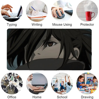 Anime The L-Legend Of Dororo And Hyakkimaru Mouse Pad Mousepad Large Gaming LockEdge Thickened Computer Keyboard Table Desk Mat