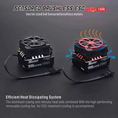 Rocket RC Brushless Motor Thunder 540 Sensored 10.5T 13.5T 3.175 mm Shaft for 1/10 RC Racing Drift Car Parts Surpass Hobby