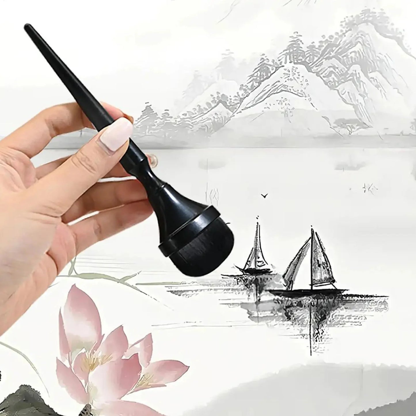 5 Pieces Artsecret Charcoal Drawing Blending Brushes Set for Painting Sketch Drawing Tools Charcoal Ink Blending Supplies