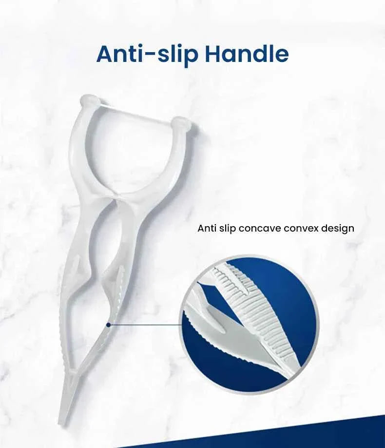 Oral B Flosser Glide Floss Picks Dental Toothpicks Gum Care Teeth Cleaning Sticks Y-shaped 3D Floss Toothpicks 90 pcs