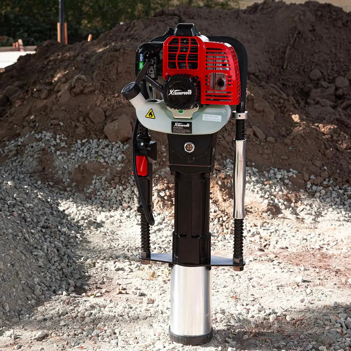 52CC Gas Powered T-Post Driver, 2-Stroke Garden Fencing Farm Piling Driver, Air Cooling Garden Fencing, Customized
