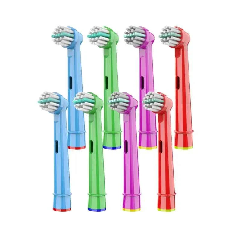 20/16/8/4PCS EB-10A/EB10-X Soft Bristle Kids Toothbrush Head Compatible For Oral b