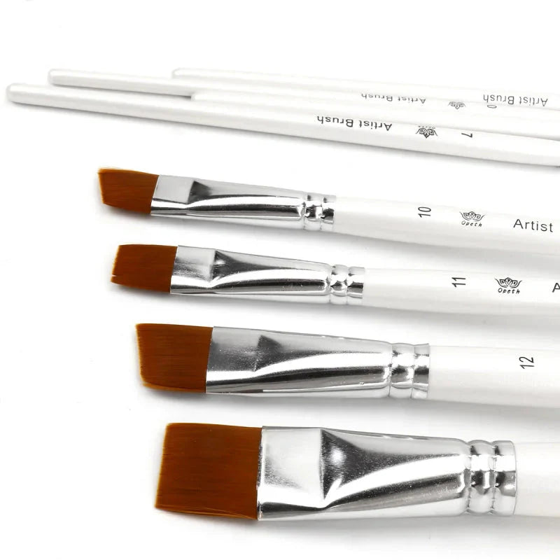 10pcs Multifunctional Art Painting Brushes Set Artist Art Painting Hook Line Watercolor Gouache Oil Painting Brush Art Supplies