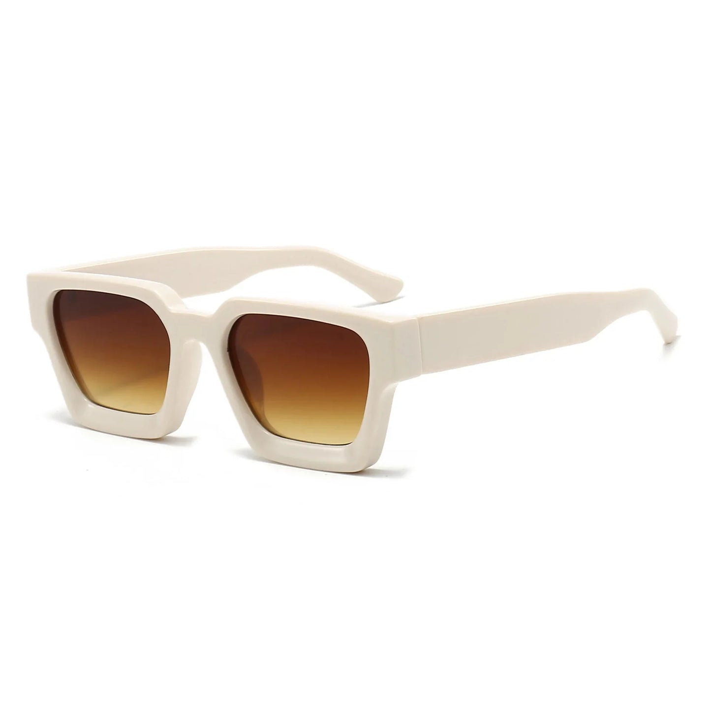 KLASSNUM Men Square Frame Sunglasses 2025 Luxury Brand Designer Sun Glasses Retro Trendy Shades UV400 Unisex Women Glasses New