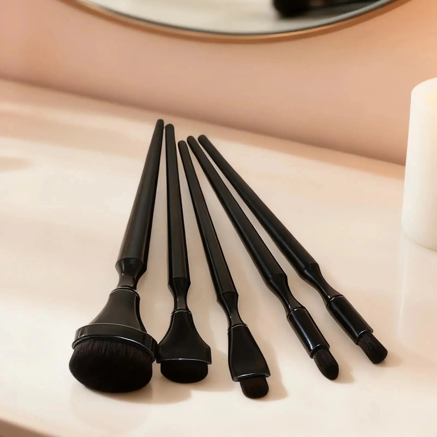 5 Pieces Artsecret Charcoal Drawing Blending Brushes Set for Painting Sketch Drawing Tools Charcoal Ink Blending Supplies