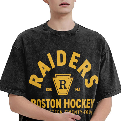 Mens T Shirt Ilya Rozanov 81 Boston Raiders Hudson Williams Washed T-Shirts Hipster  Summer Tee Shirt Y2K Funny Cotton Tops