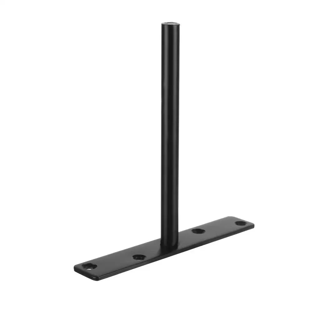T Shape Concealed Shelf Brackets Floating  Wall Shelf Supports Screw Mounting Plate Multi sizes Metal Brackets