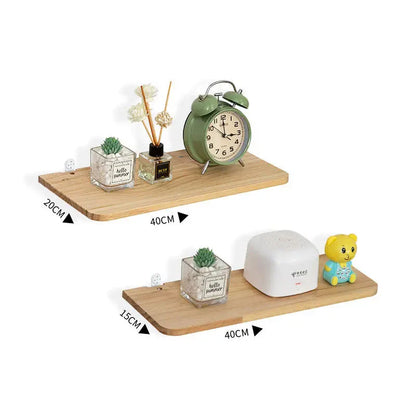 Floating Shelves for Wall Decor,Soild Wood Wall Mounted Shelf for Bathroom,Bedroom,Living Room Kitchen Storage&Decoration