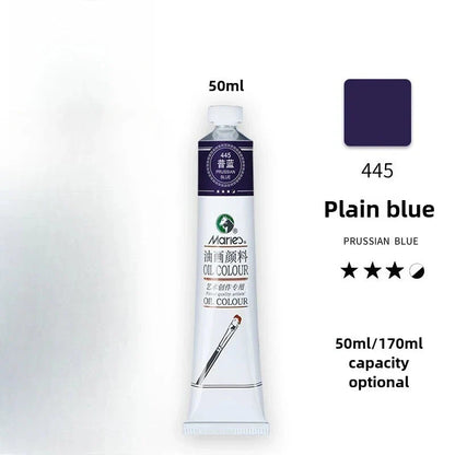 Maries Oil Paint 50ML Oil Painting Art Creation Pigment Large Oil Paint Paint Single Commonly Used 24 Colors