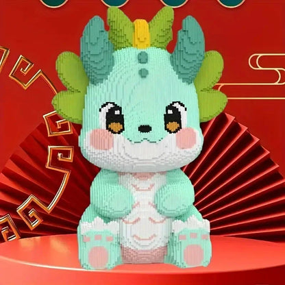30128 Pieces of Baby Dragon DIY Model Building Blocks, Creative Educational Building Blocks, Designed for Teenagers and Adults
