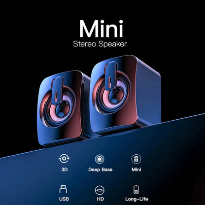 Computer Speaker For PC Laptop Desktop Caixa De Som Sound Box Music Audio System Bocina Column Acoustics Coluna Amplified Unit