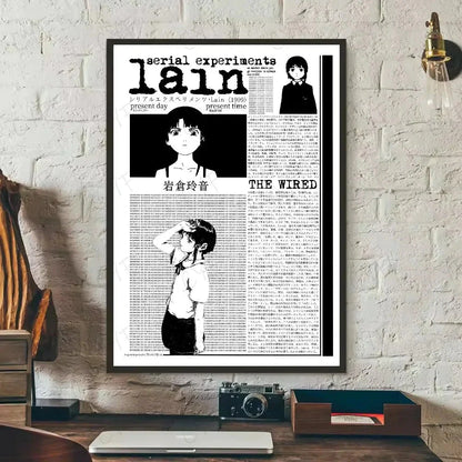 Painting By Numbers for Adult  S-Serial Experiments L-Lain Anime Cute Oil Paint By Number Home Decor