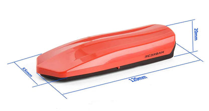 RCDream 1/18 Scale Roof Rack Roof Box for 1/18 1/24 1/12 RC Crawler Truck TRX4M Bronco AX24 #18R004