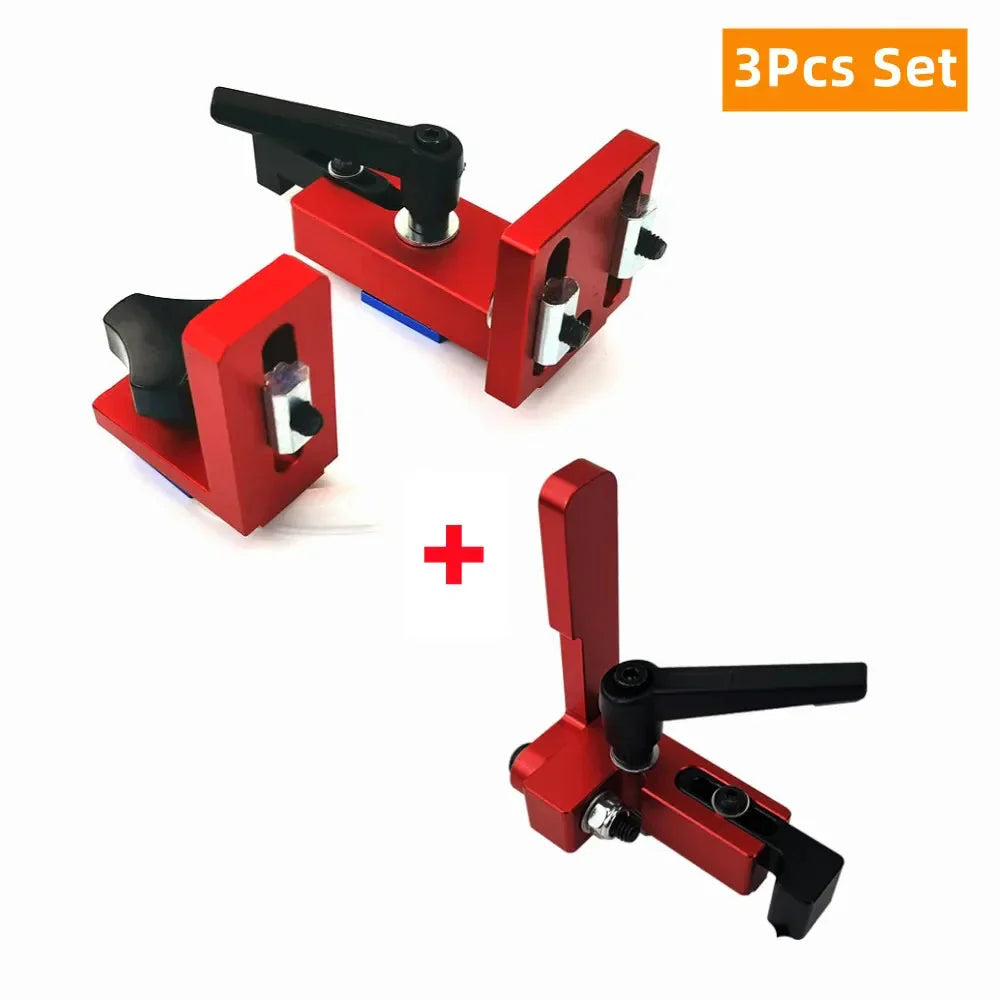 Router Table Fence Aluminum Multi T-Track Table Saw Profile Fence Woodworking T-Slot Miter Track Connector and Fence Stoppe